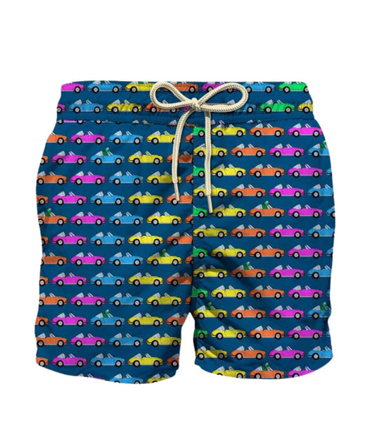 MC2 Saint Barth Boxer da Mare con Coulisse Jean Lighting Multicolore
