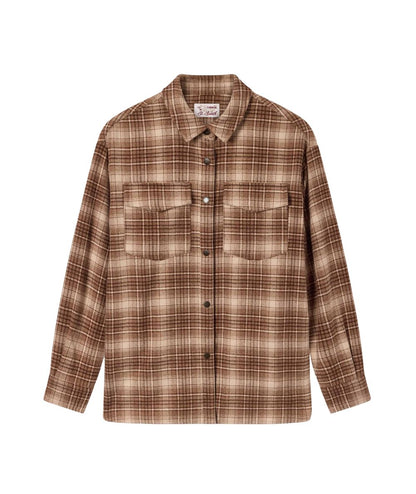 MC2 Saint Barth Camicia Tartan Cambry Flannel GMY0001 Beige