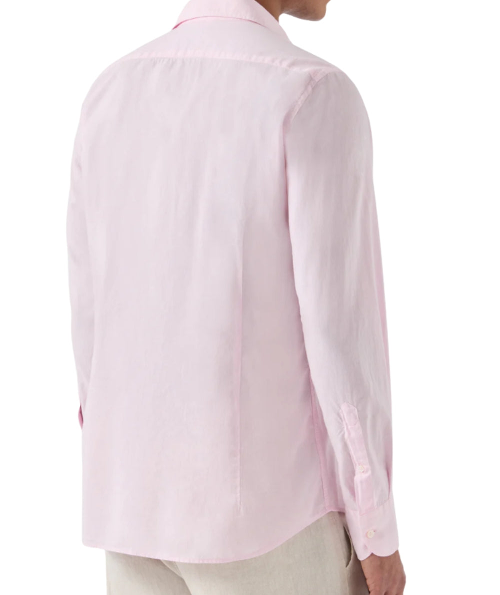 MC2 Saint Barth Camicia in Cotone Voile Ice LCM0001 Rosa