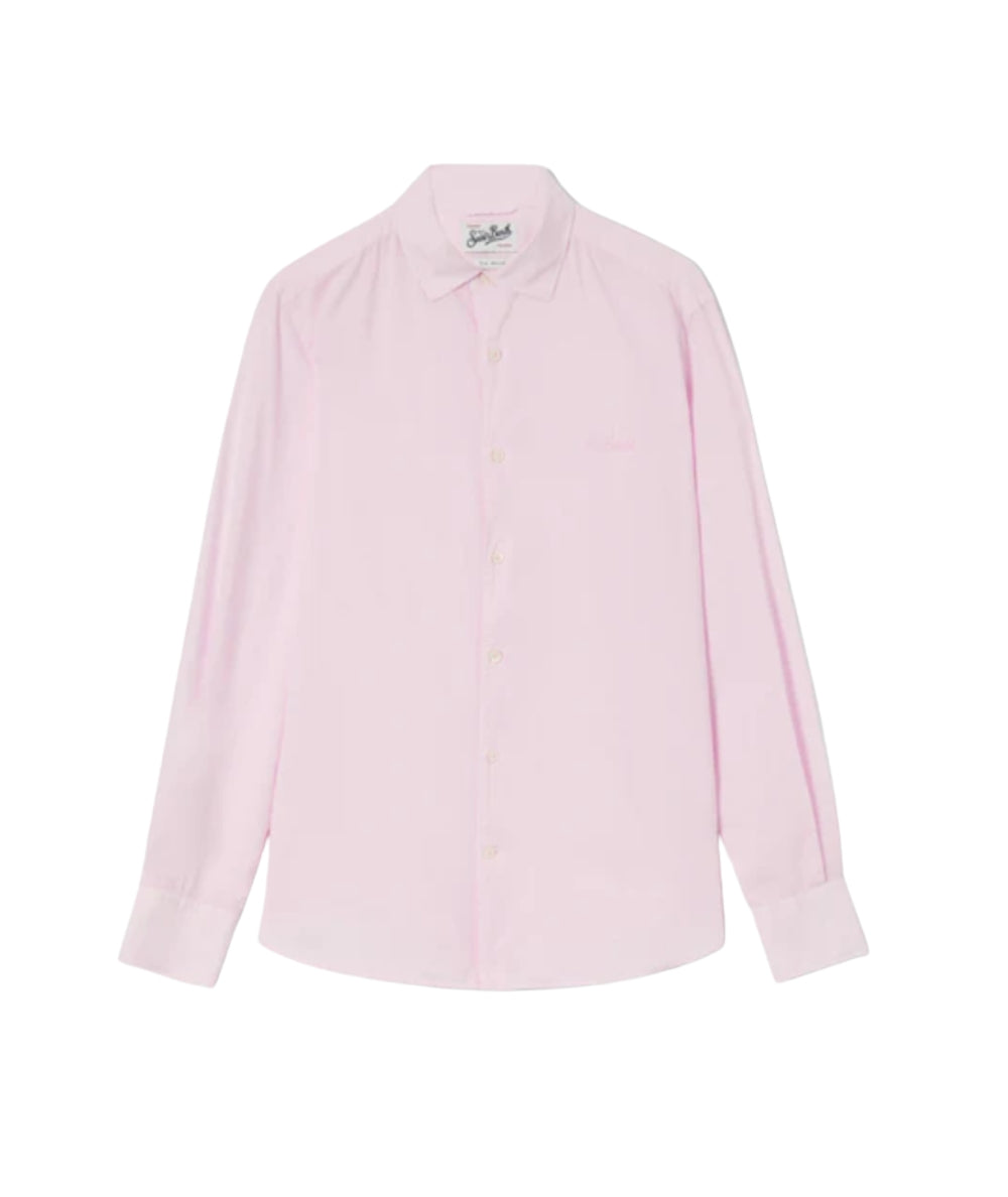 MC2 Saint Barth Camicia in Cotone Voile Ice LCM0001 Rosa