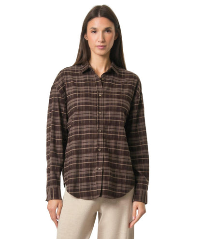 MC2 Saint Barth Camicia in Fantasia Tartan Gigy Flannel GIG0001 Marrone