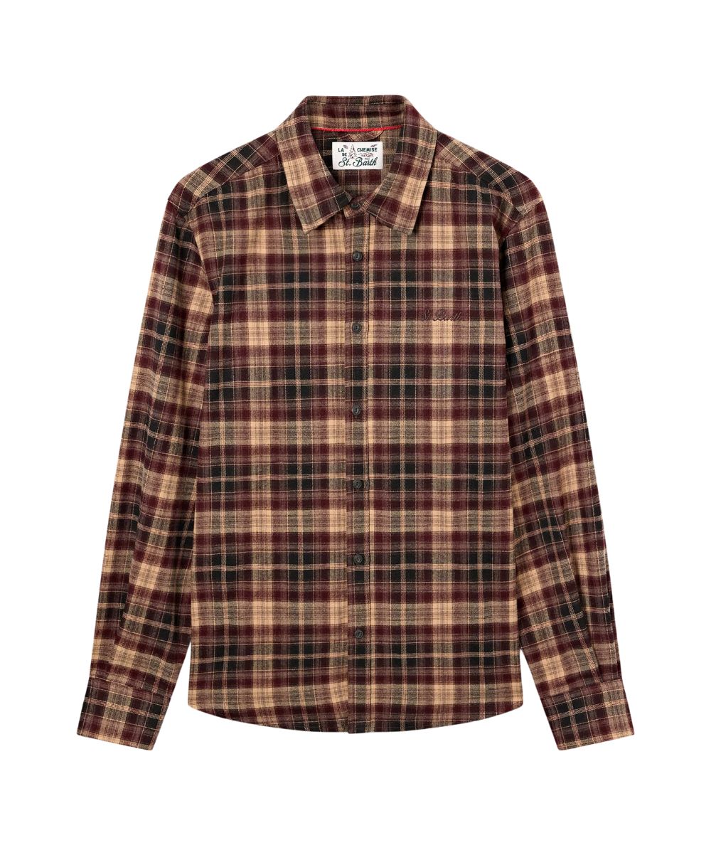 MC2 Saint Barth Camicia in Flanella Seefeld Flannel SEEF005 Multicolore