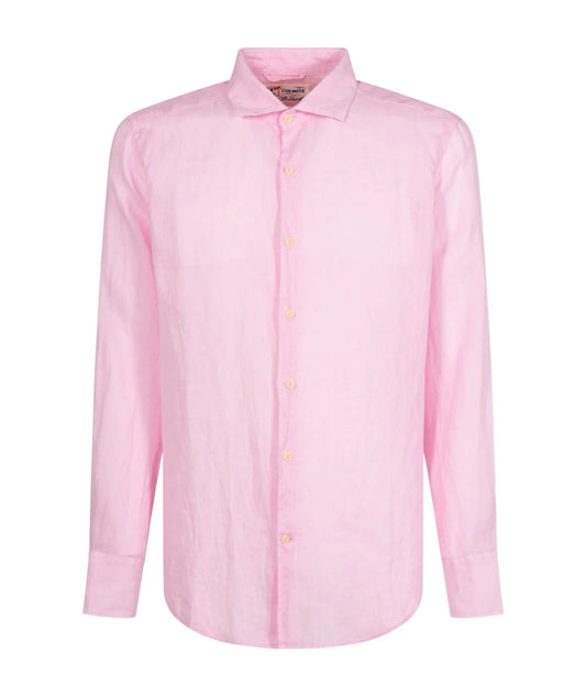 MC2 Saint Barth Camicia in Lino Pamplona PAMP001 Rosa 