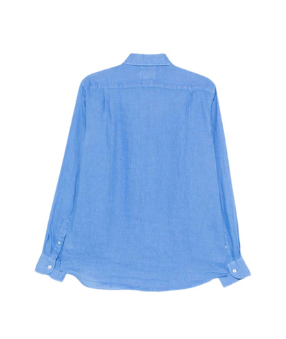 MC2 Saint Barth Camicia in Puro Lino Raphael RPH0001 Azzurro Avio
