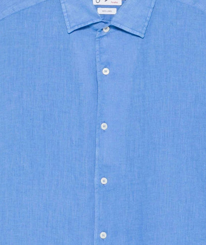 MC2 Saint Barth Camicia in Puro Lino Raphael RPH0001 Azzurro Avio