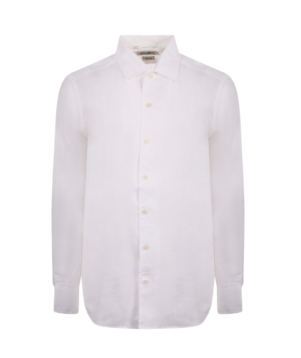 MC2 Saint Barth Camicia in Puro Lino Raphael RPH0001 Bianco