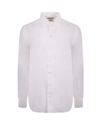 MC2 Saint Barth Camicia in Puro Lino Raphael RPH0001 Bianco