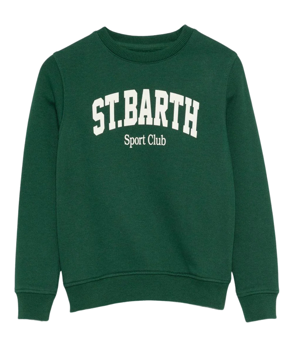 MC2 Saint Barth Felpa Girocollo HUTTON N HUT0004 Verde Scuro