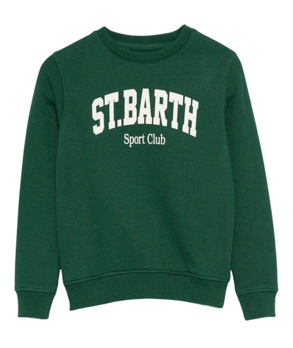 MC2 Saint Barth Felpa Girocollo HUTTON N HUT0004 Verde Scuro