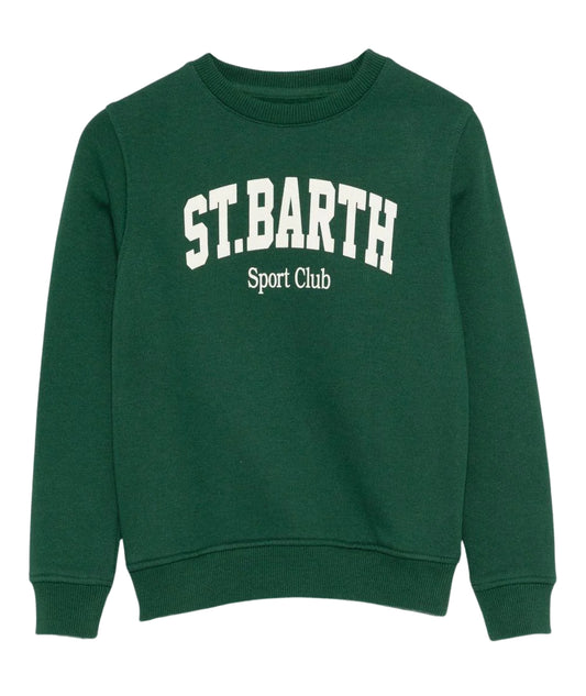 MC2 Saint Barth Felpa Girocollo HUTTON N HUT0004 Verde Scuro