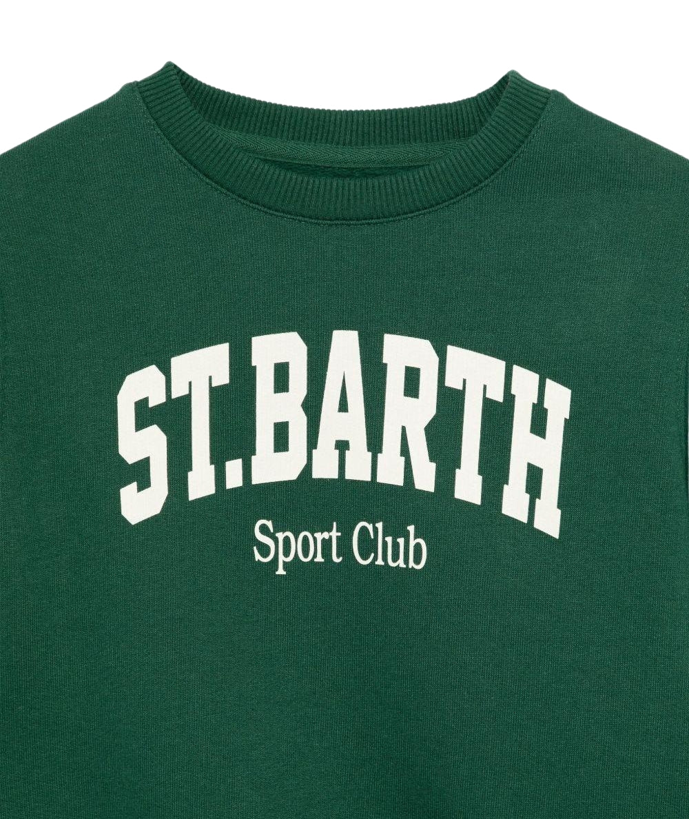 MC2 Saint Barth Felpa Girocollo HUTTON N HUT0004 Verde Scuro