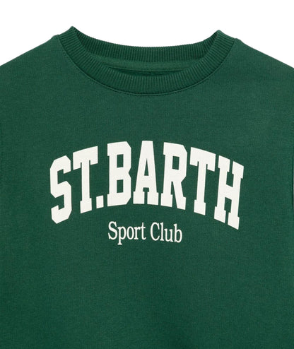 MC2 Saint Barth Felpa Girocollo HUTTON N HUT0004 Verde Scuro