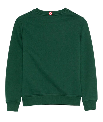 MC2 Saint Barth Felpa Girocollo HUTTON N HUT0004 Verde Scuro