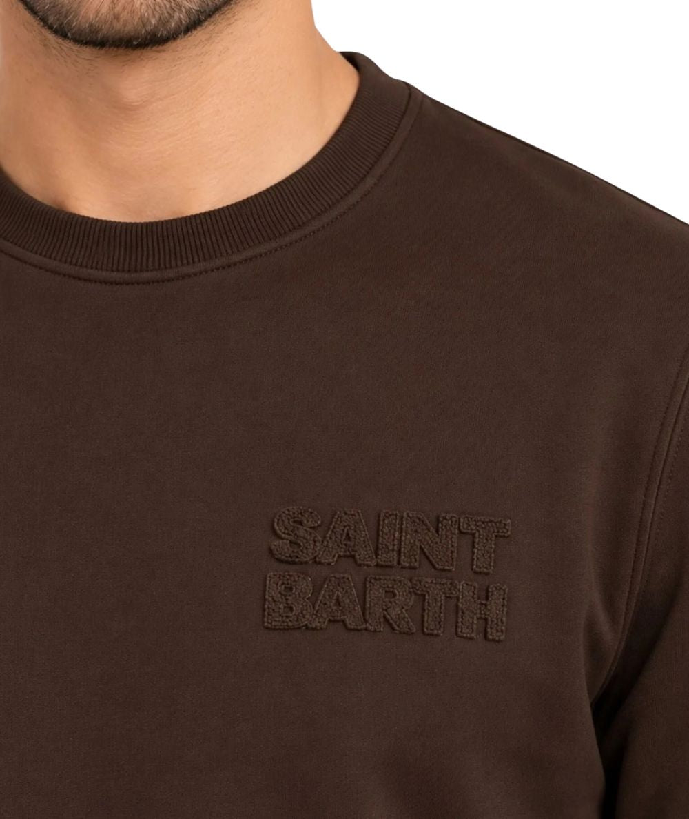 MC2 Saint Barth Felpa Girocollo Soho N Raw SOH0010 Marrone