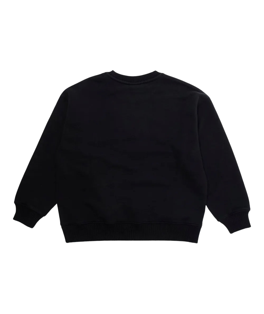 MC2 Saint Barth Felpa con Logo Leopardato BRIONY W Nero