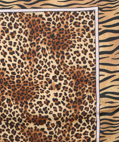 MC2 Saint Barth Foulard in Fantasia Animalier Kitana KITA001 Marrone