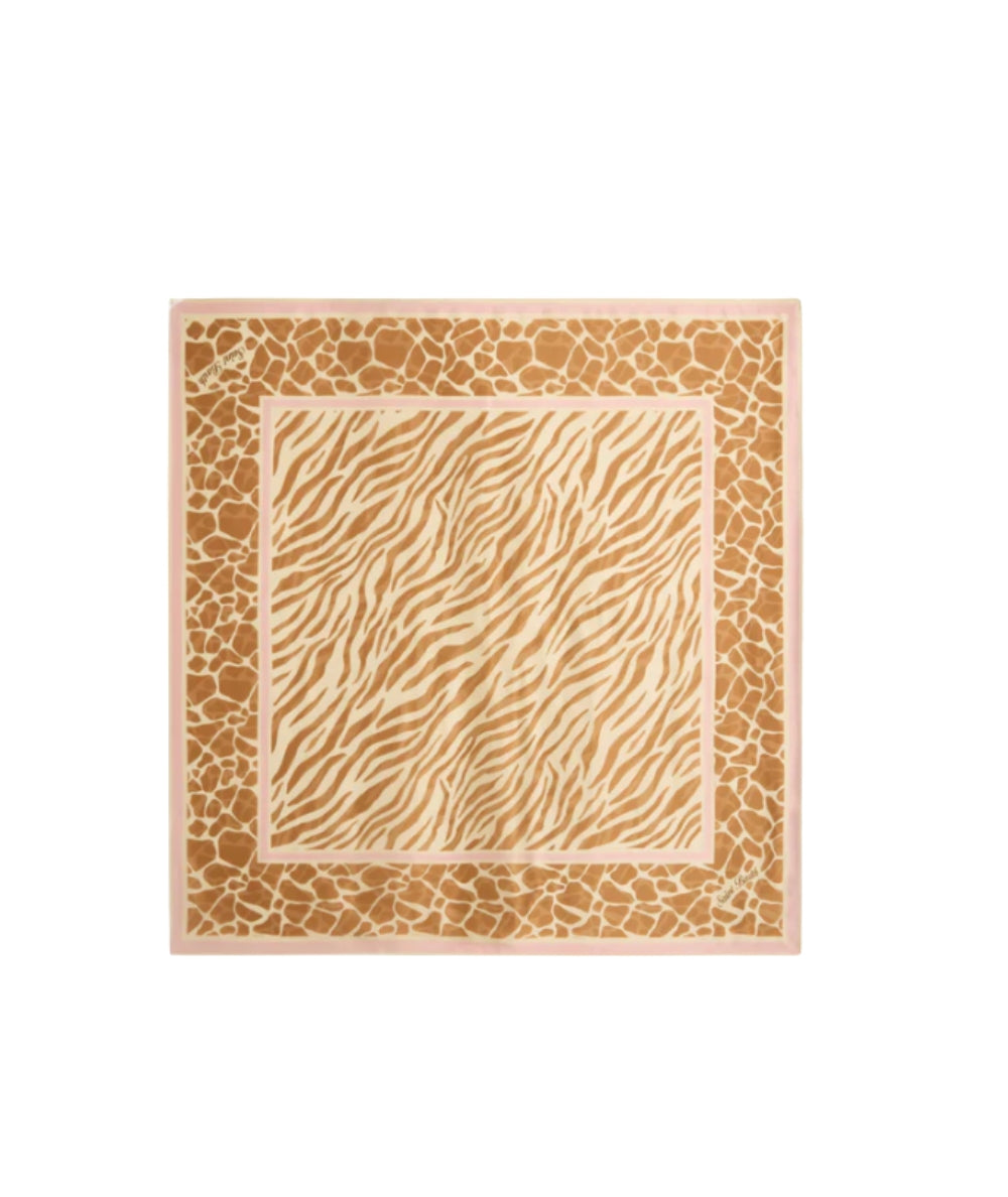 MC2 Saint Barth Foulard in Fantasia Safari Kitana KITA001 Marrone