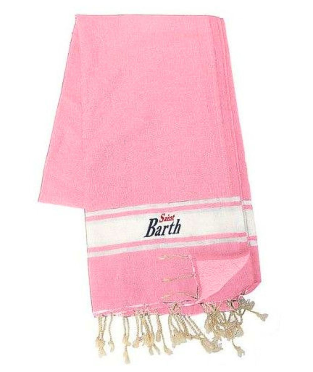 MC2 Saint Barth Telo Mare in Cotone con Spugna Foutas Sponge Rosa