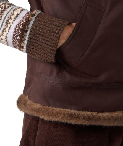 MC2 Saint Barth Gilet Reversibile Hesketh Wax Fur HES004 Marrone
