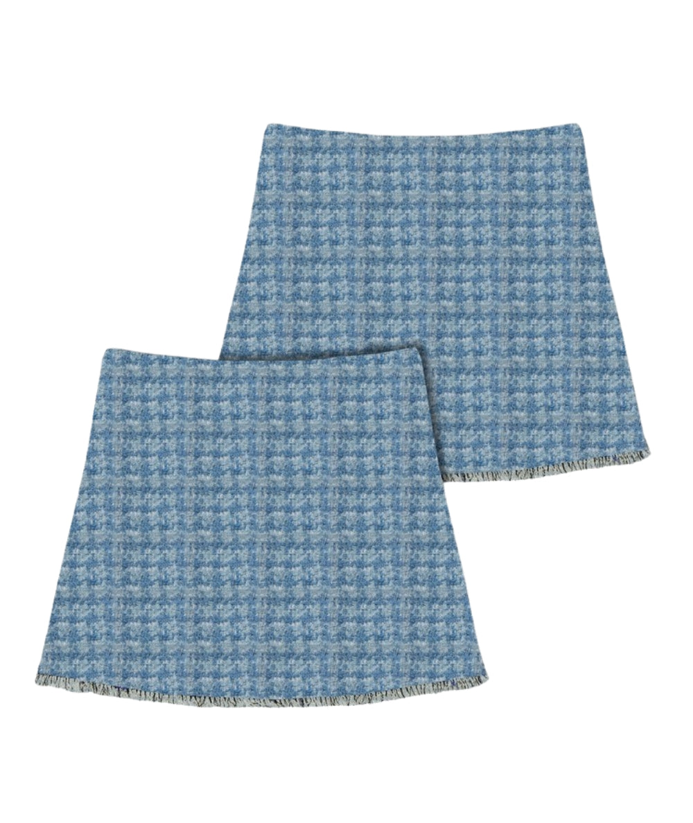 MC2 Saint Barth Gonna in Tweed KATRINE JR TWEED 31 Azzurro