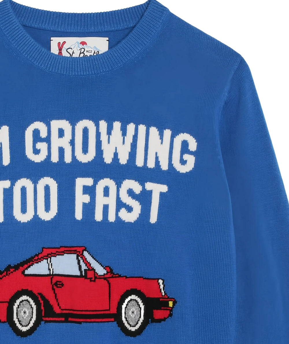 MC2 Saint Barth Maglione Girocollo DOUGLAS DOU0001 Blu