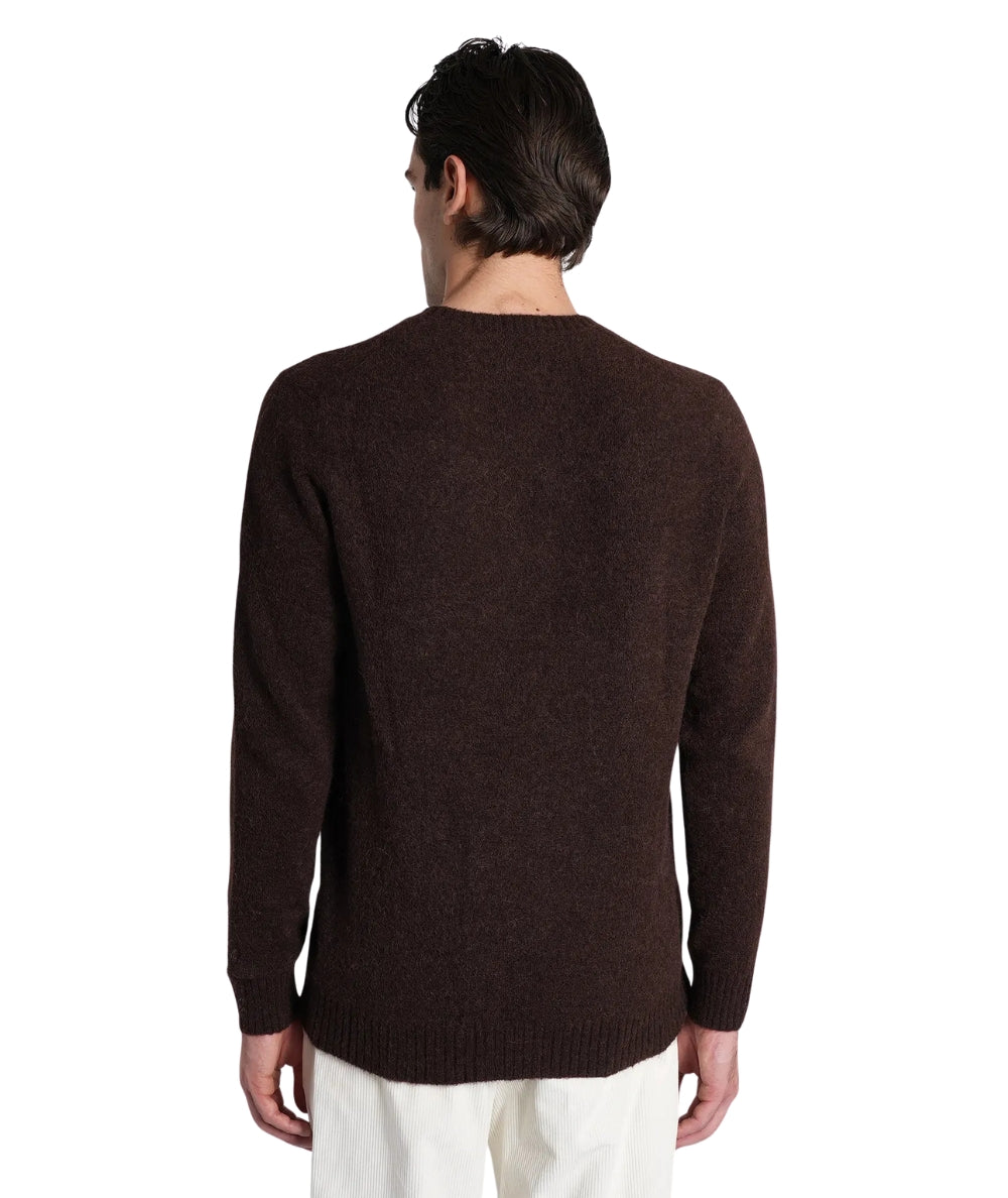 MC2 Saint Barth Maglione Girocollo REGENT ALPACA REGE006 Marrone