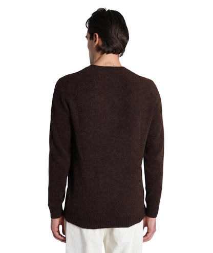 MC2 Saint Barth Maglione Girocollo REGENT ALPACA REGE006 Marrone