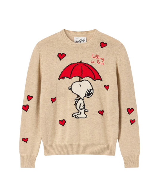 MC2 Saint Barth Maglione New Queen P QUE0014 Beige Rosso
