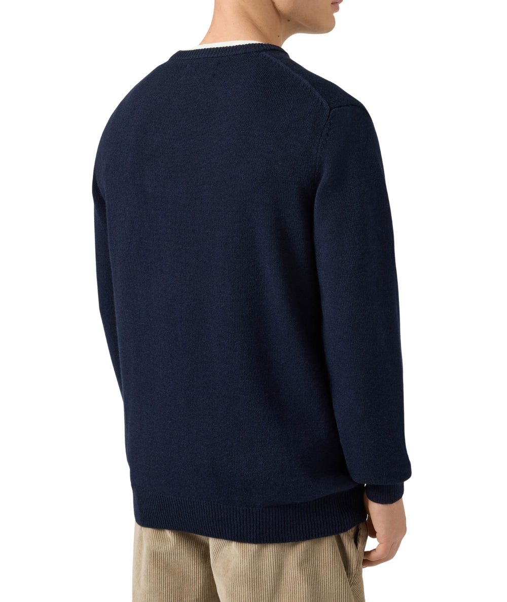 MC2 Saint Barth Maglione con Ricami Gin HERON HER0001 Blu Navy