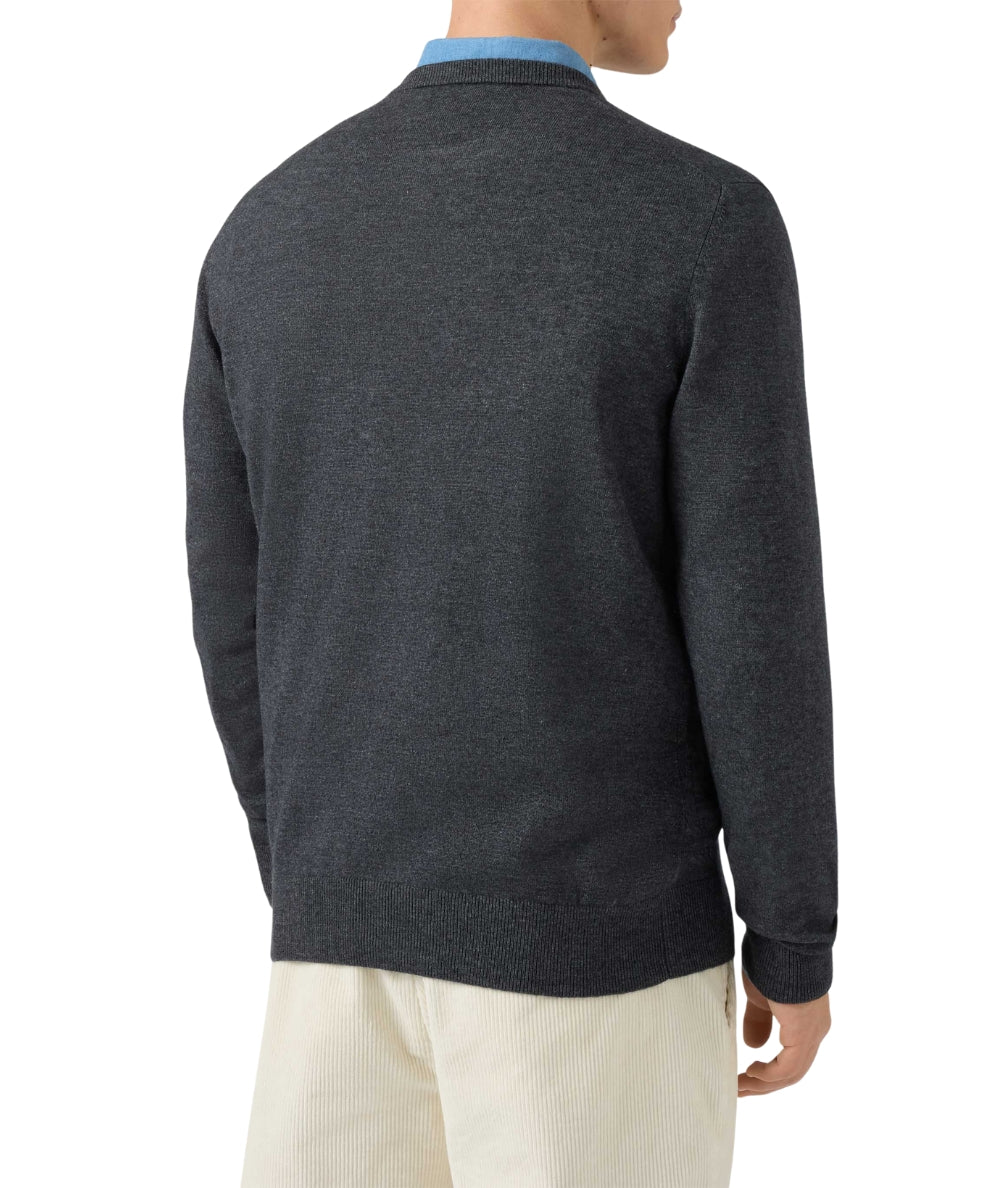 MC2 Saint Barth Maglione con Ricami HERON LIGHT EMBRY HER0024 Grigio