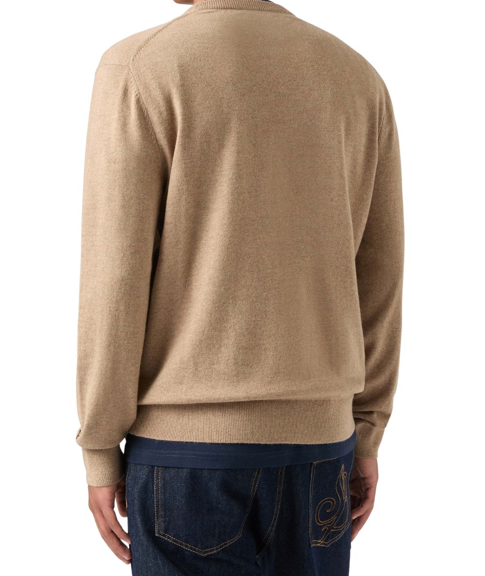 MC2 Saint Barth Maglione con Ricami Heron Light Embry HER0024 Beige