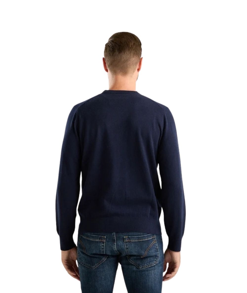 MC2 Saint Barth Maglione con Ricami Heron Light Embry HER0024 Blu