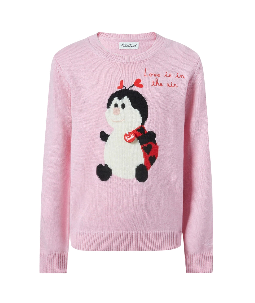 MC2 Saint Barth Maglione con Ricamo PRINCESS TRUDI PRC0001 Rosa