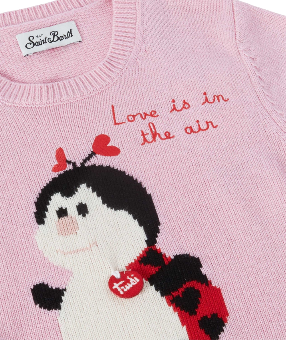 MC2 Saint Barth Maglione con Ricamo PRINCESS TRUDI PRC0001 Rosa