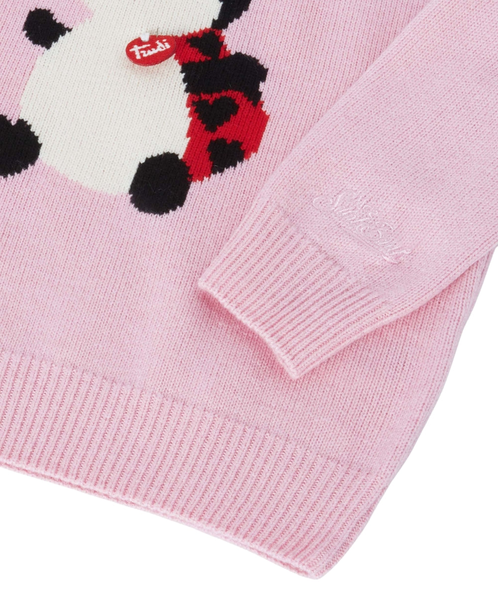 MC2 Saint Barth Maglione con Ricamo PRINCESS TRUDI PRC0001 Rosa