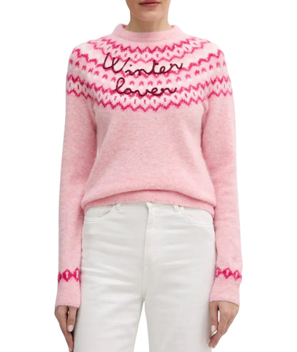 MC2 Saint Barth Maglione in Fantasia NEW QUEEN NORDIC WINTER LOVER Rosa