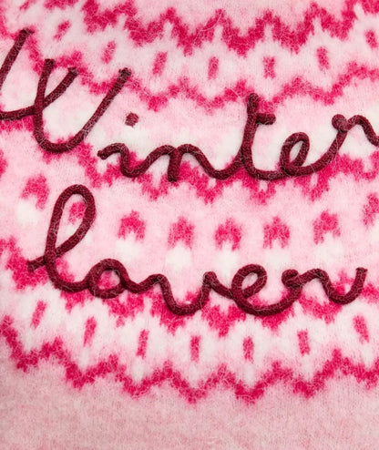 MC2 Saint Barth Maglione in Fantasia NEW QUEEN NORDIC WINTER LOVER Rosa