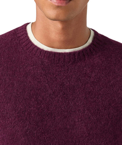 MC2 Saint Barth Maglione in Misto Alpaca REGENT ALPACA REGE006 Bordeaux