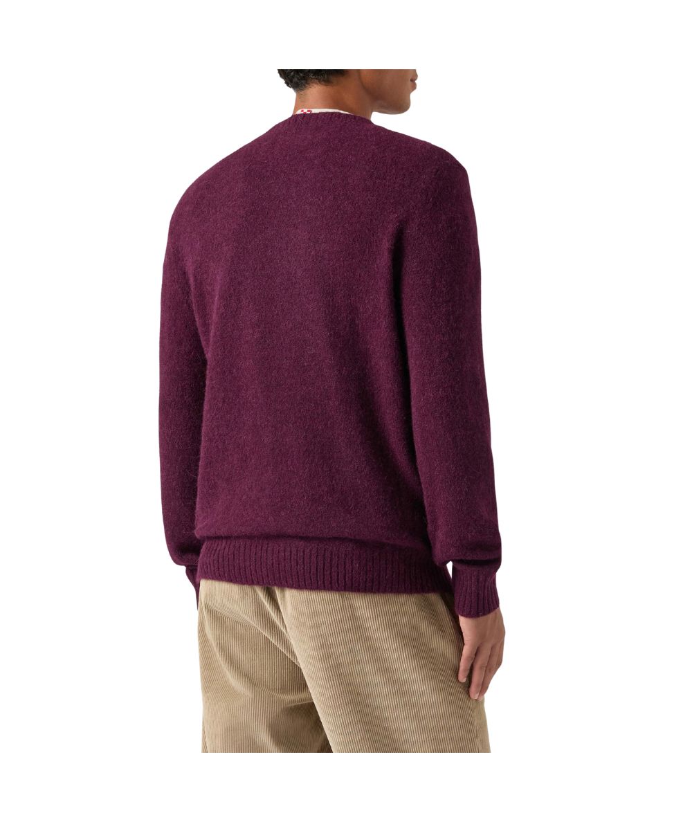 MC2 Saint Barth Maglione in Misto Alpaca REGENT ALPACA REGE006 Bordeaux