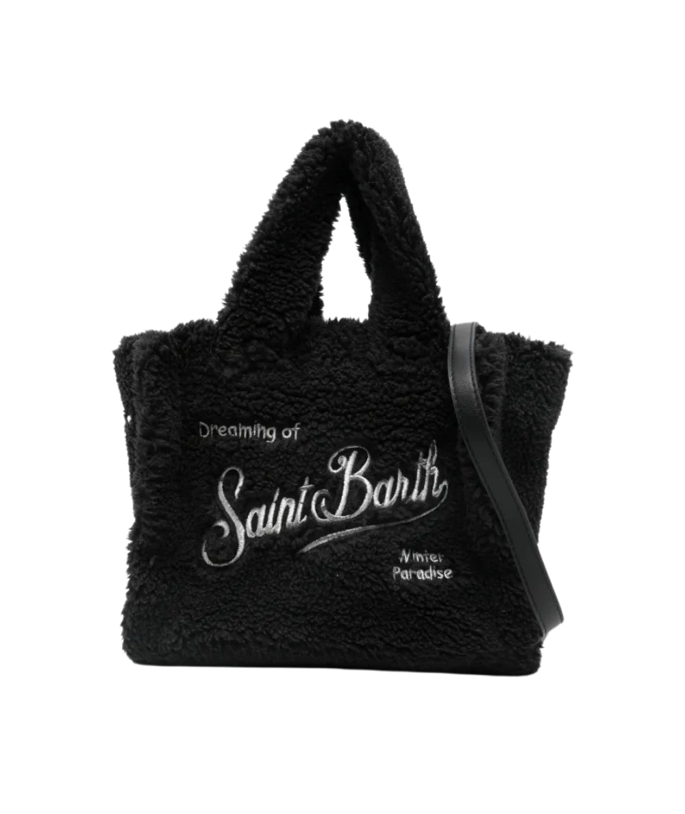 MC2 Saint Barth Mini Borsa VANITY MINI TEDDY VAMI029 Nero
