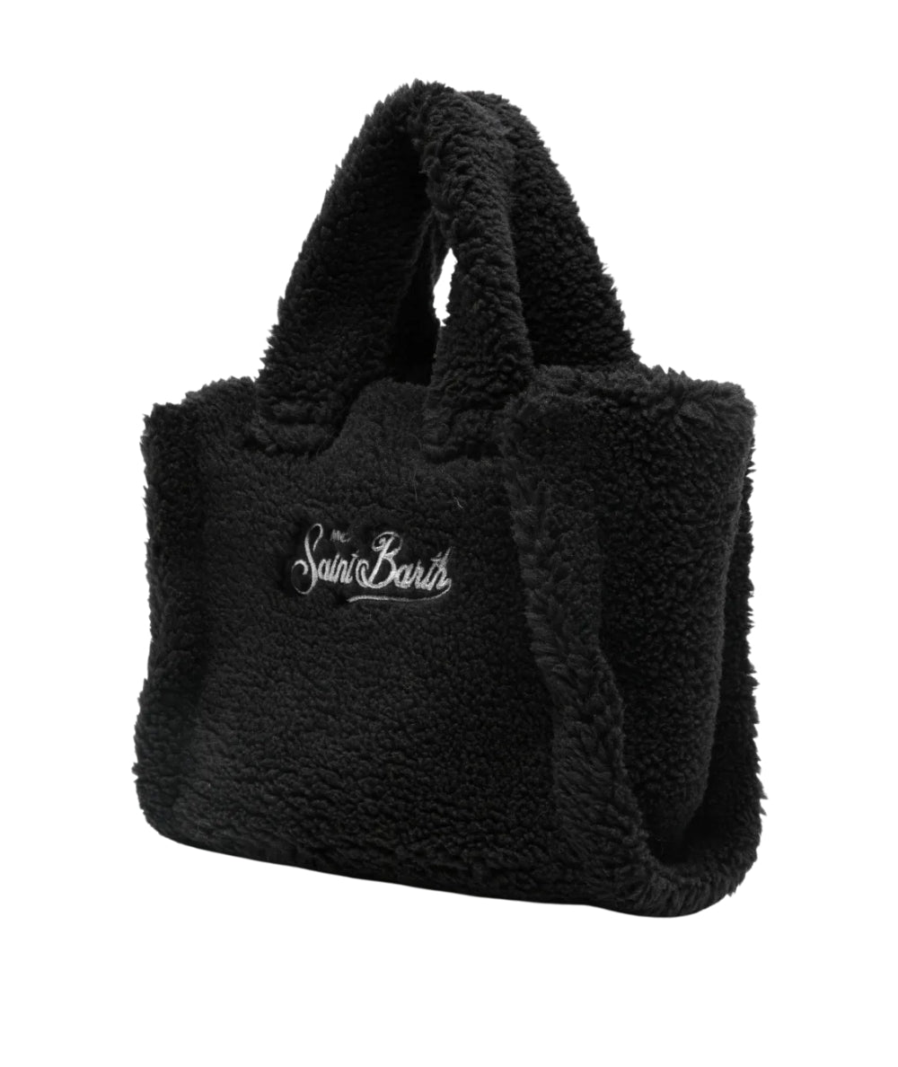 MC2 Saint Barth Mini Borsa VANITY MINI TEDDY VAMI029 Nero