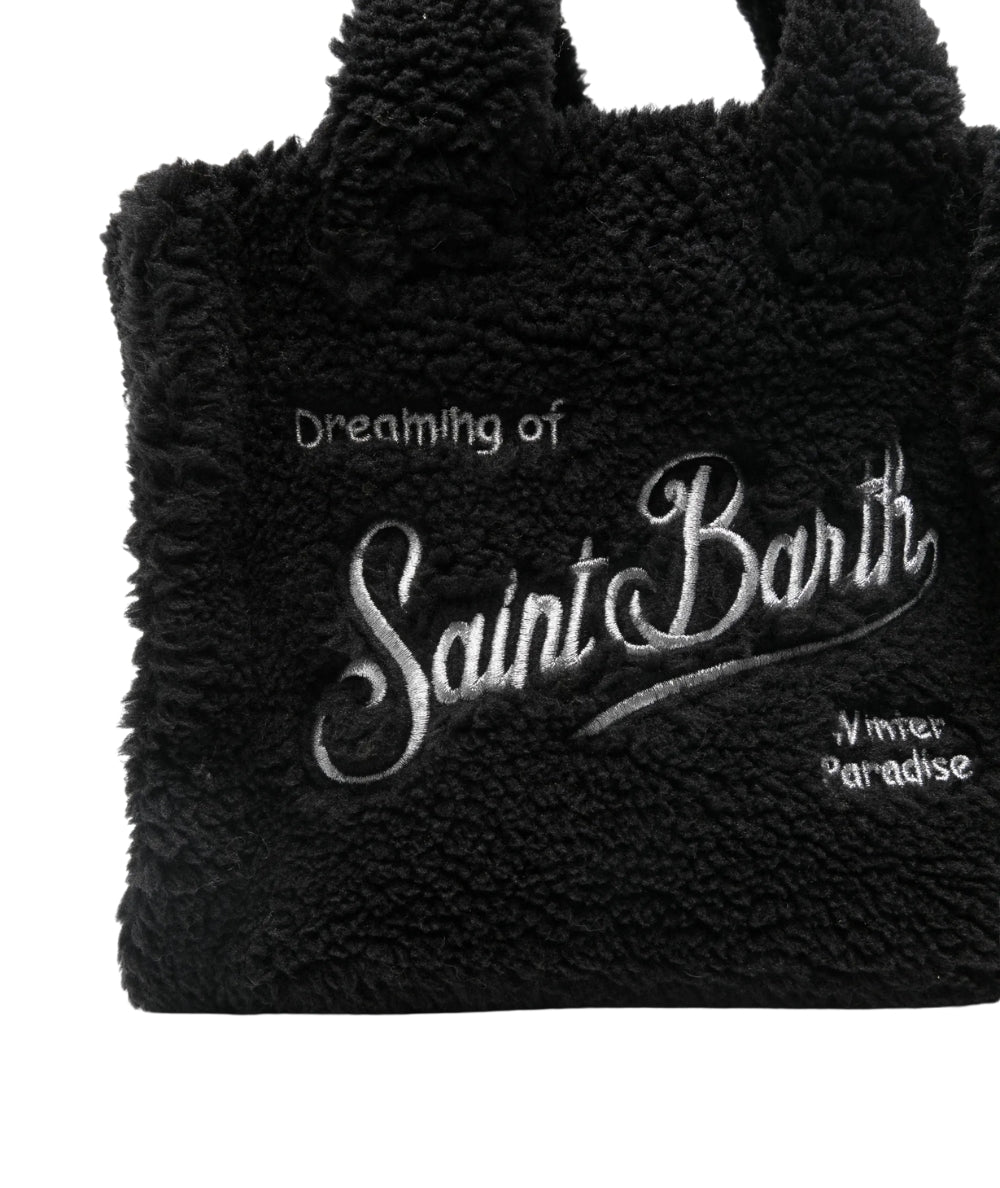 MC2 Saint Barth Mini Borsa VANITY MINI TEDDY VAMI029 Nero