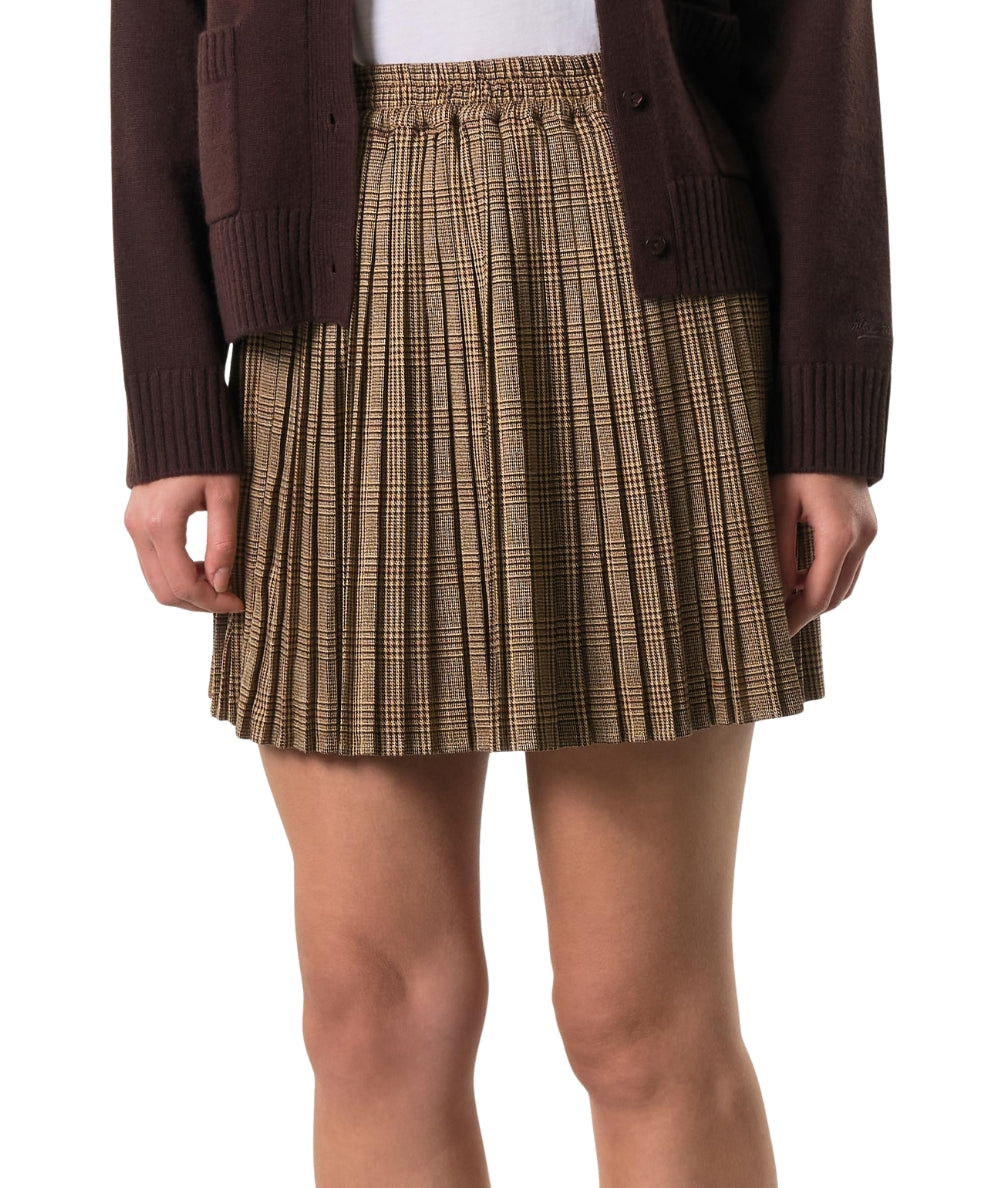 MC2 Saint Barth Mini Gonna in Fantasia TABATHA ENGLISH Beige