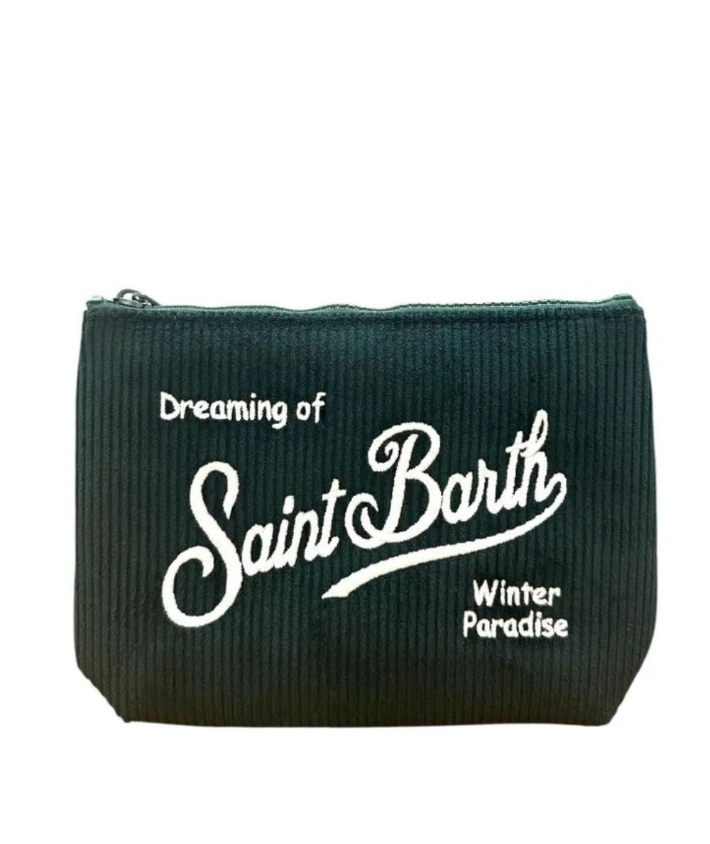 MC2 Saint Barth Pochette ALINE CORDUROY ALI0024 Verde