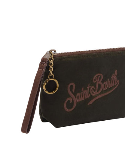MC2 Saint Barth Pochette Aline Mini Wax ALMI001 Verde Militare