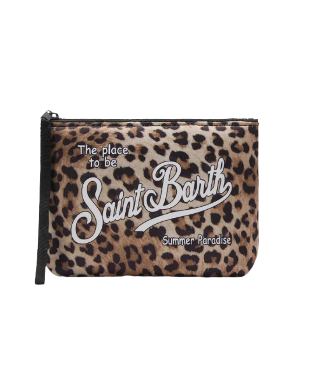MC2 Saint Barth Pochette Animalier in Scuba Aline ALIN001 Marrone
