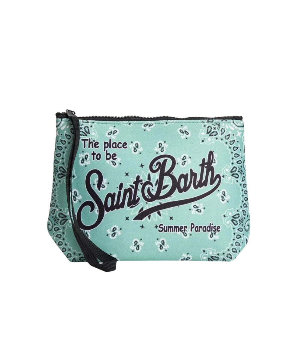 MC2 Saint Barth Pochette Fantasia Bandana Aline ALIN001 Verde Acqua