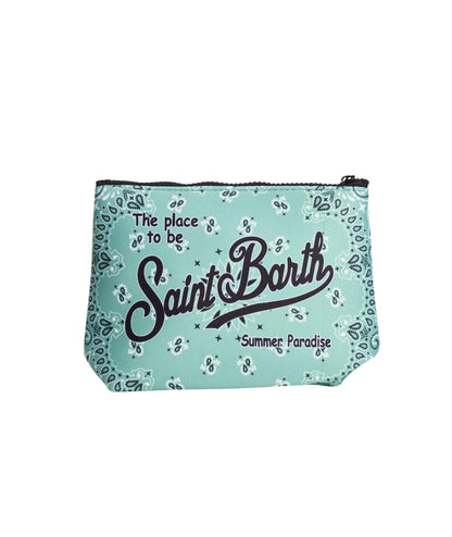 MC2 Saint Barth Pochette Fantasia Bandana Aline ALIN001 Verde Acqua