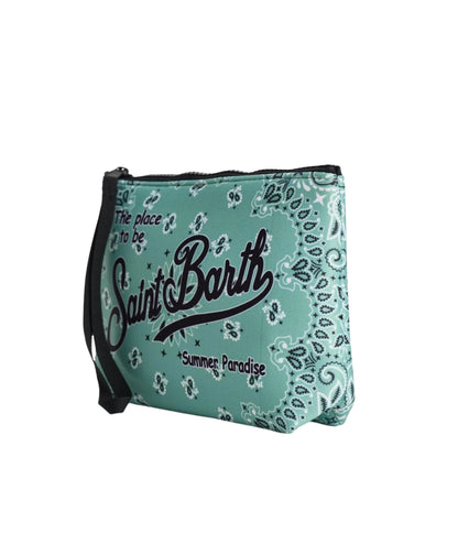 MC2 Saint Barth Pochette Fantasia Bandana Aline ALIN001 Verde Acqua