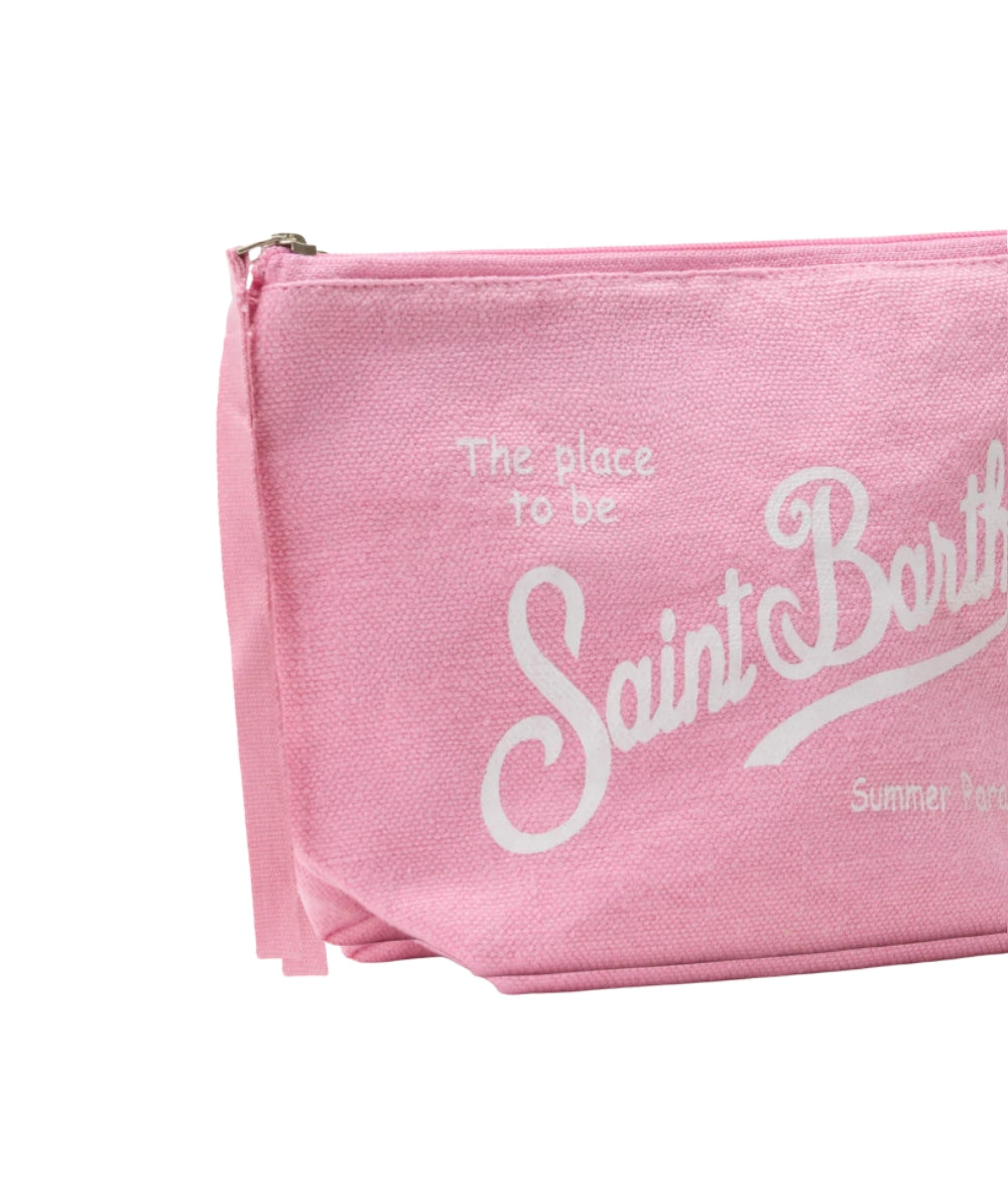 MC2 Saint Barth Pochette in Lino Aline Linen ALI0004 Rosa